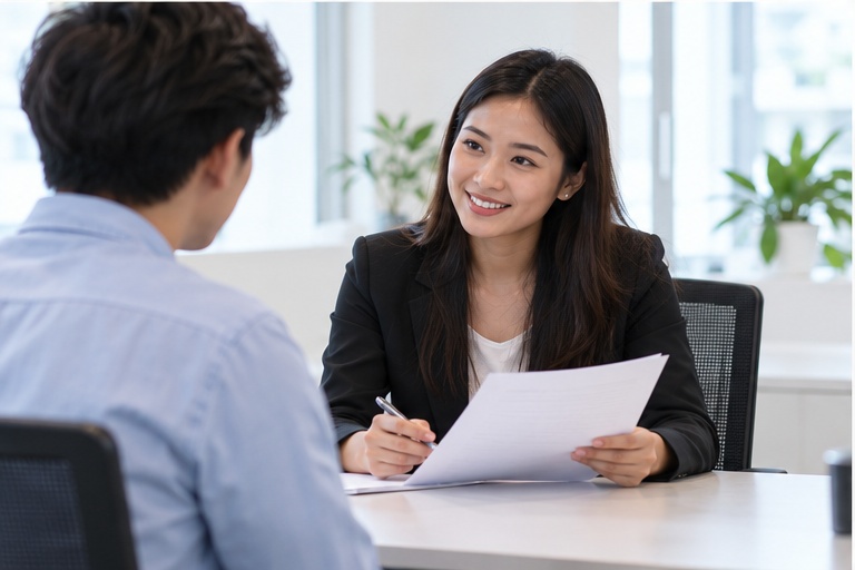 A recruitment discussion and review of candidate experience